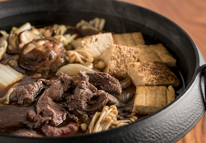 Venison Sukiyaki